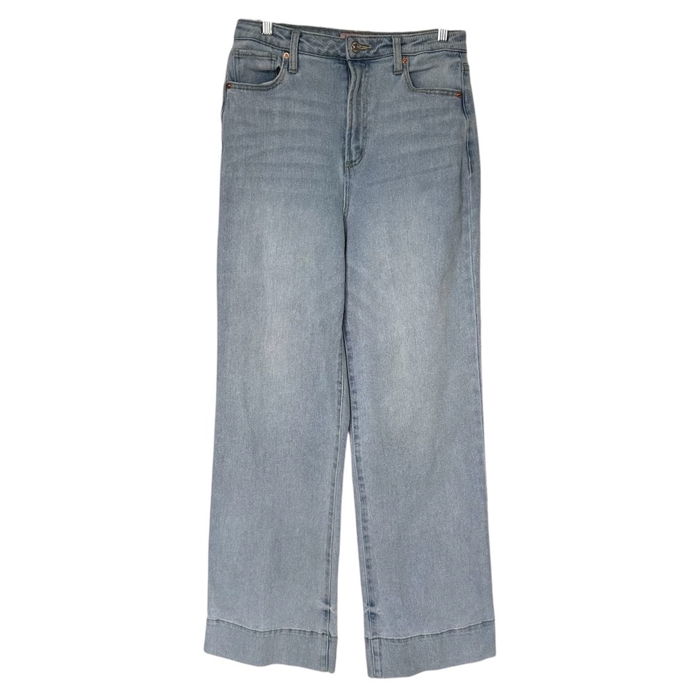 Juicy Couture Lunita Wide-Leg Jeans Light‎ Wash High Rise 29 Baggy Y2K Inspired
